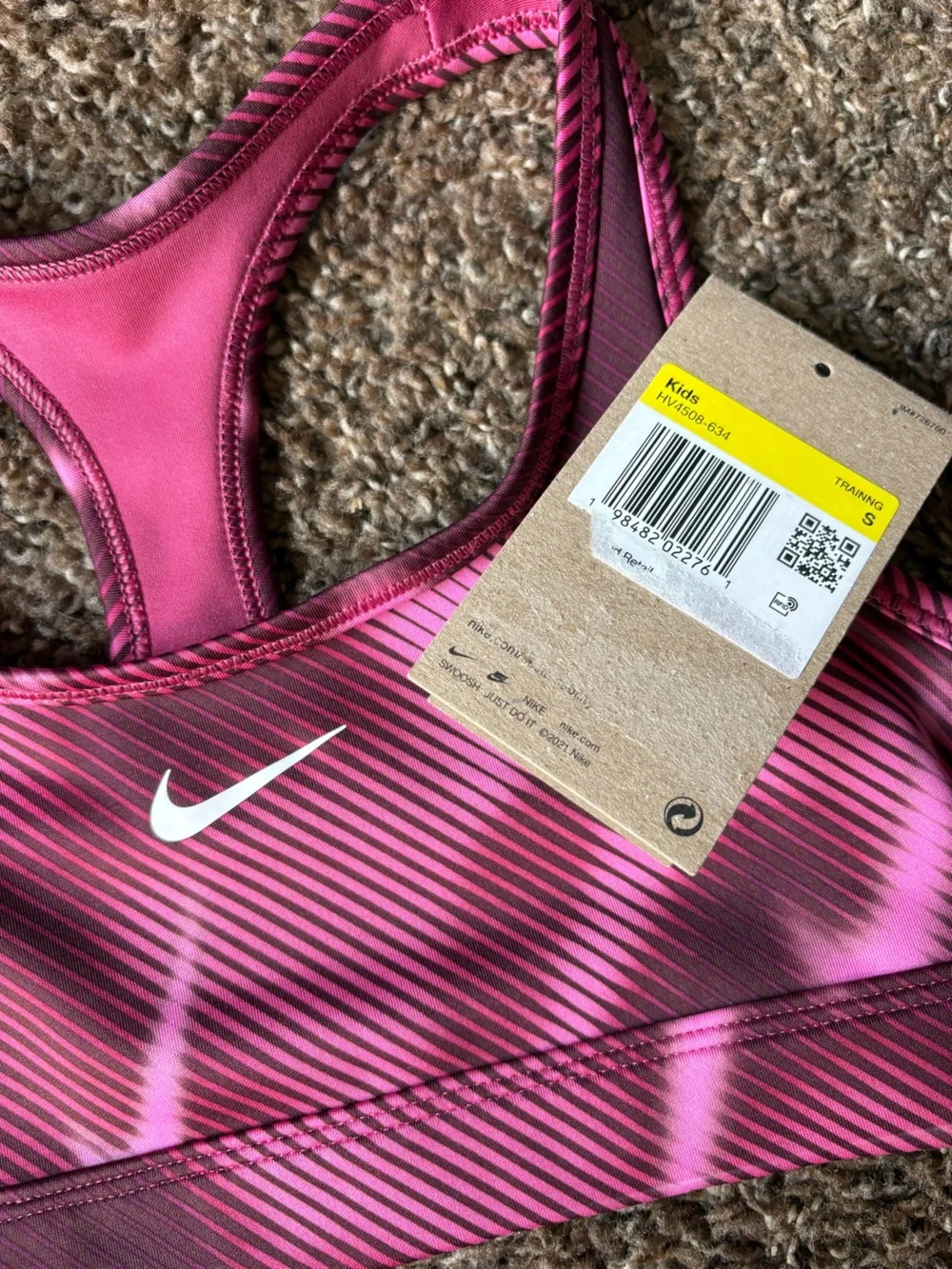 Girls Small Nike Sports Bra NWT